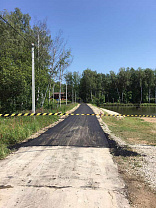 Завершение работ по укладке асфальтового покрытия