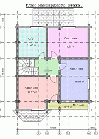 План второго этажа